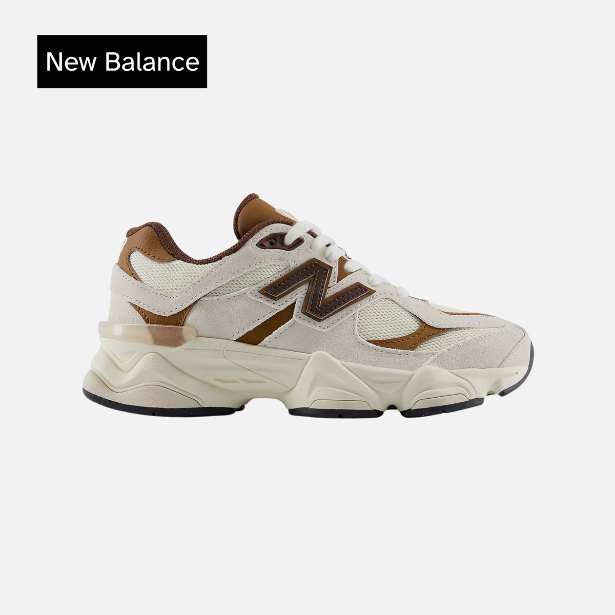 New Balance 9060 Lace Big Kid Breakfast Tea
