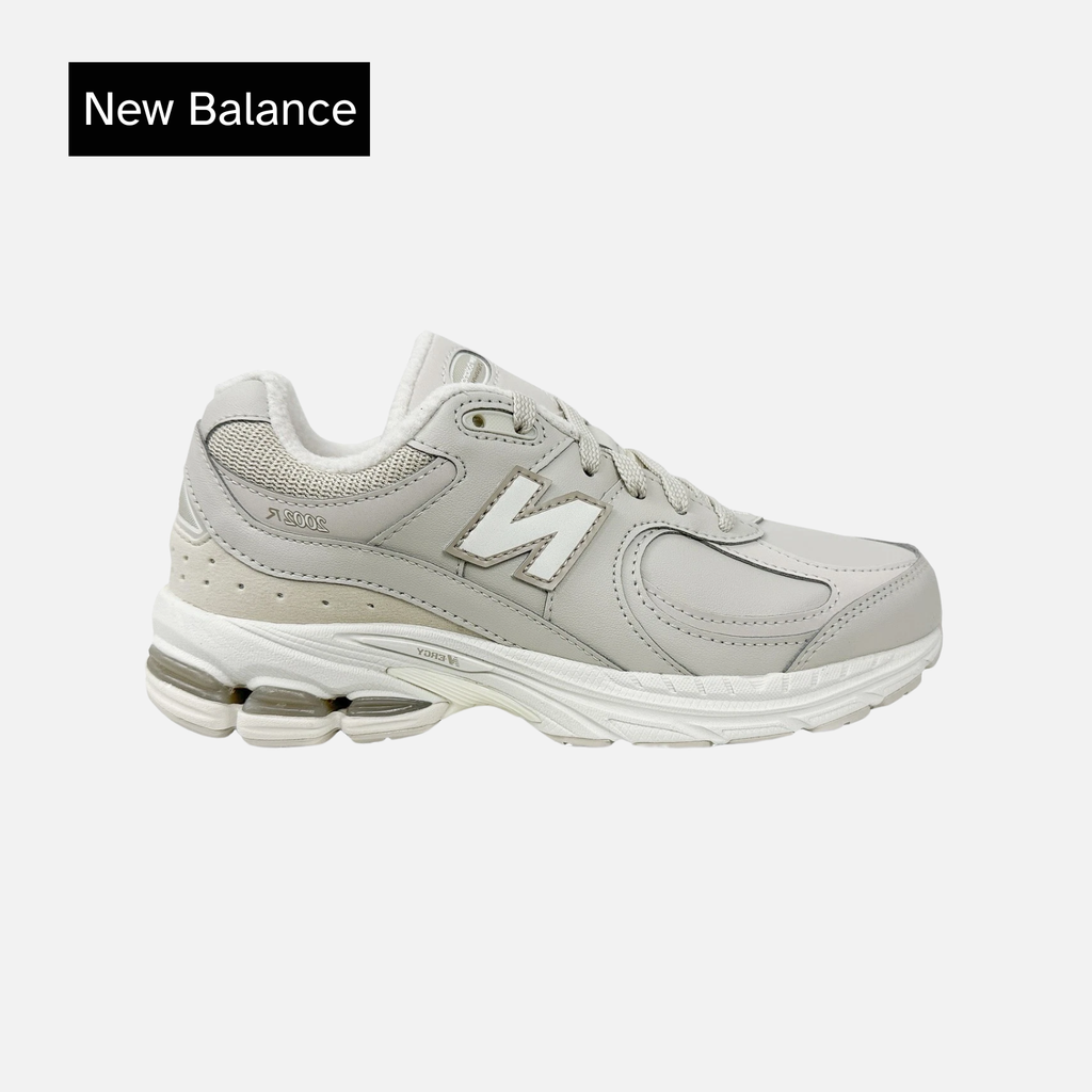 New Balance 2002R Big Kid Beige Fleece Lined