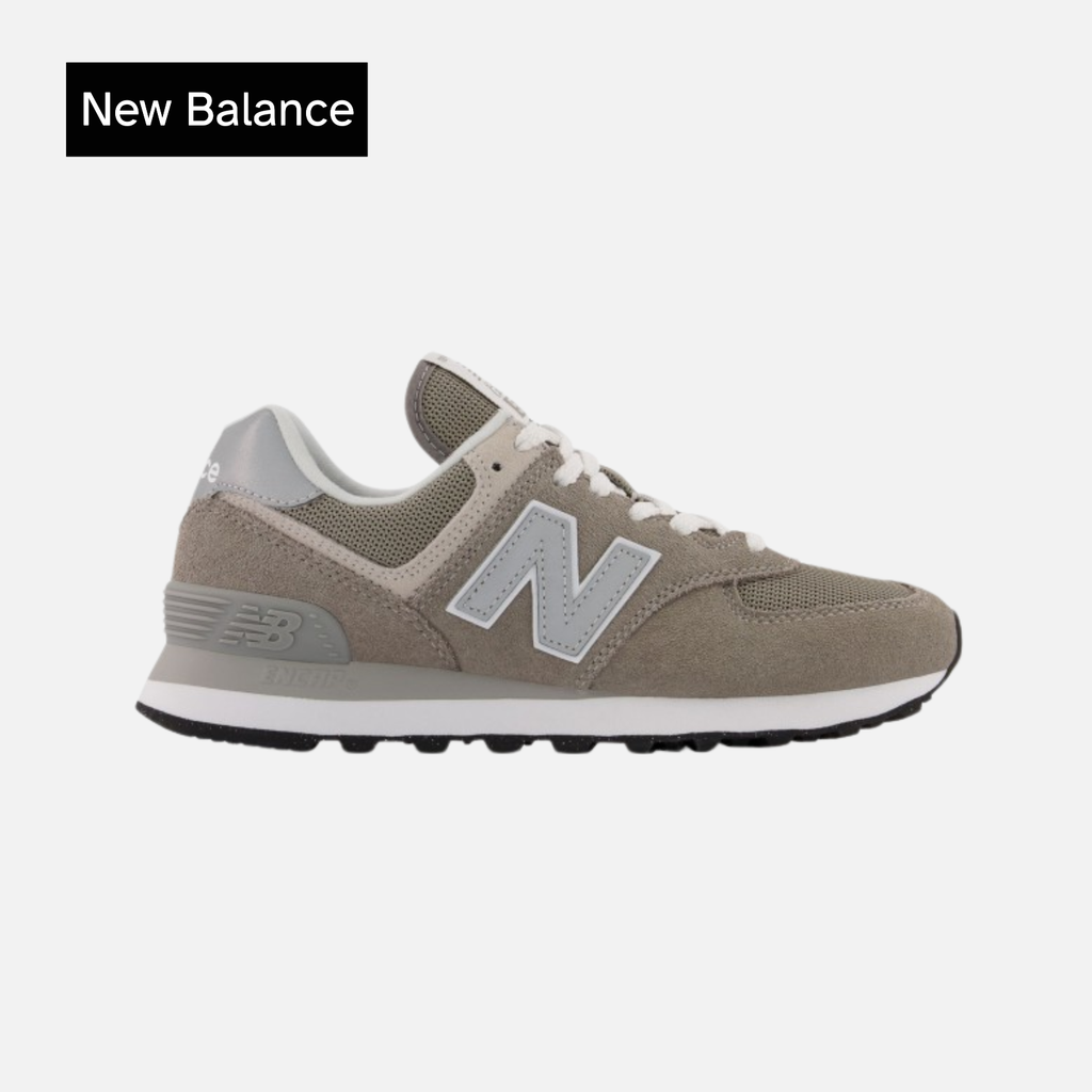 New Balance Wmns 574 Core Wide Grey White