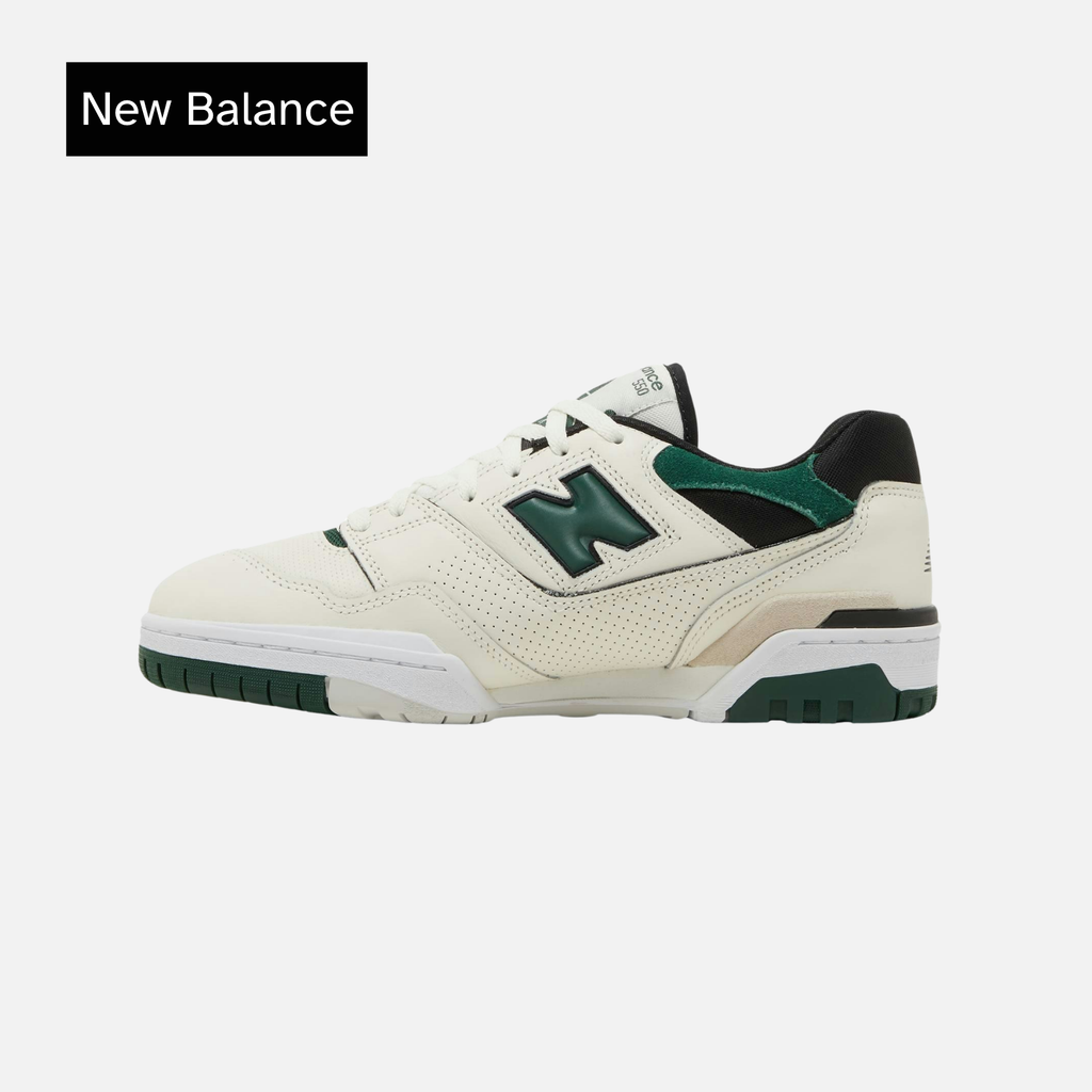 New Balance 550 Sea Salt Pine Green