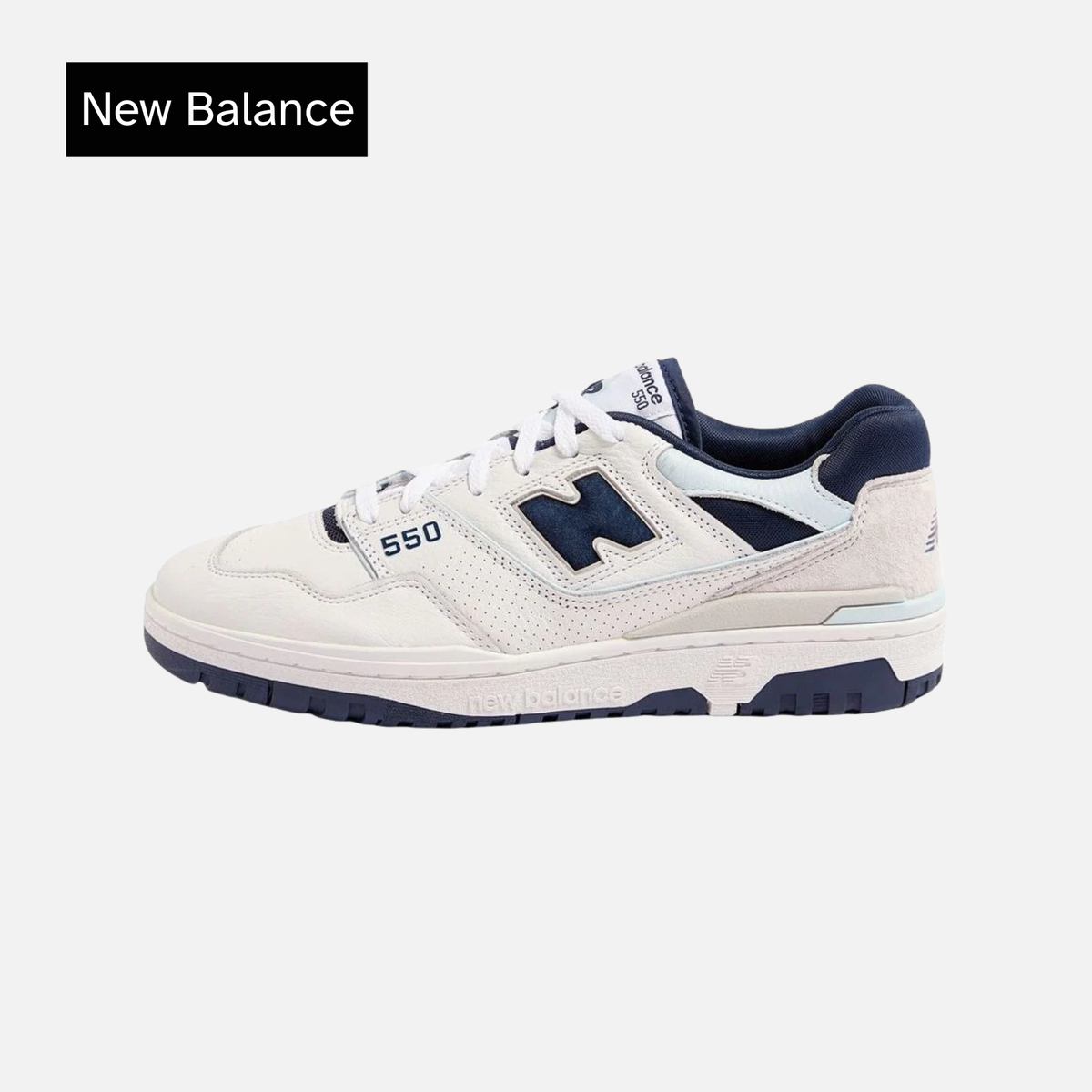 New Balance 550 White Quarry Blue