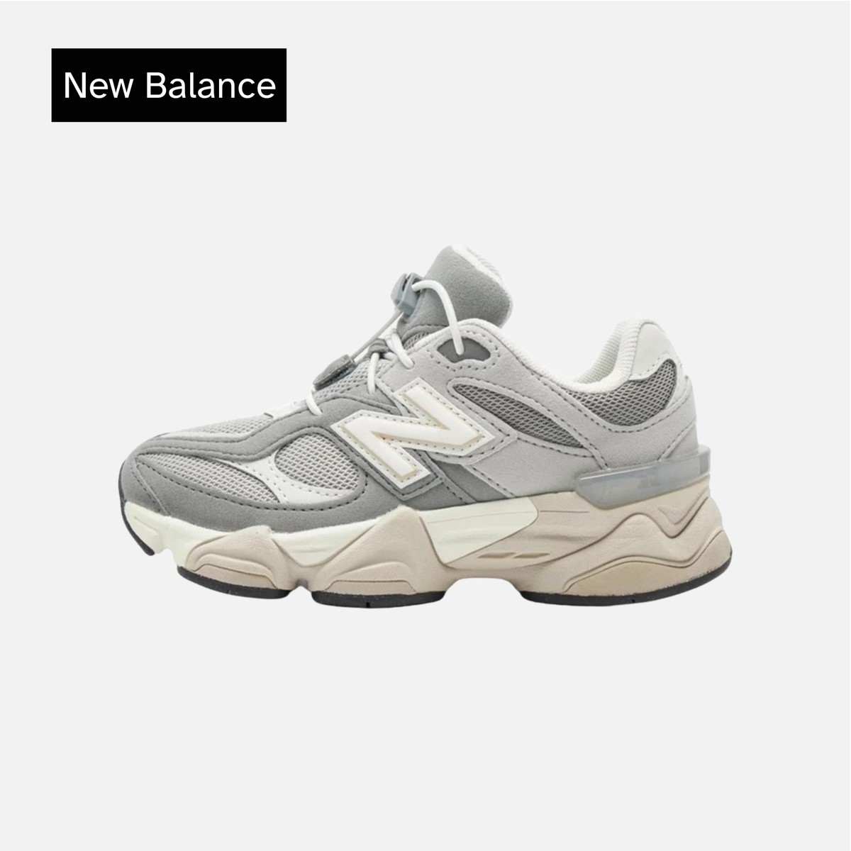 New Balance 9060 Little Kid Raincloud Slate Grey