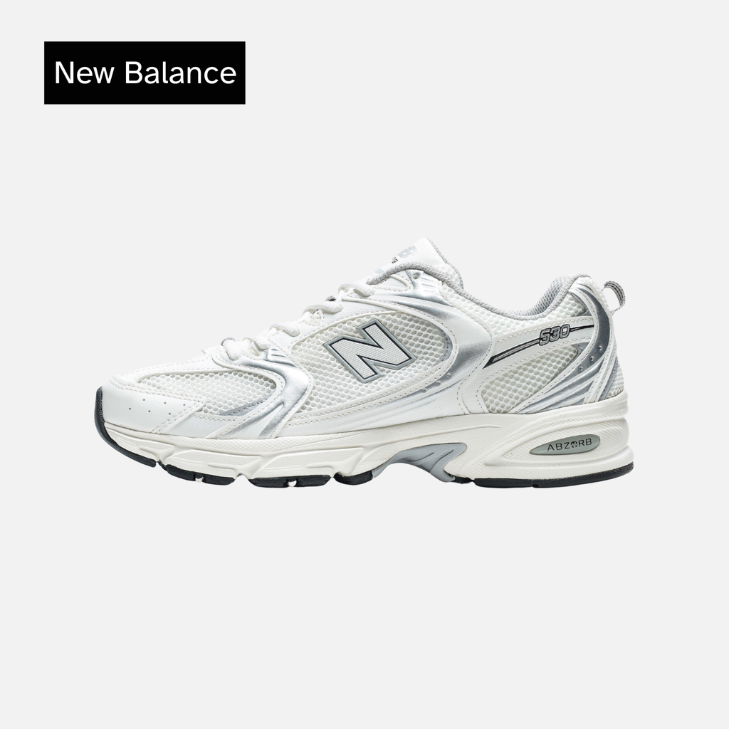 New Balance 530 Silver Metallic Linen