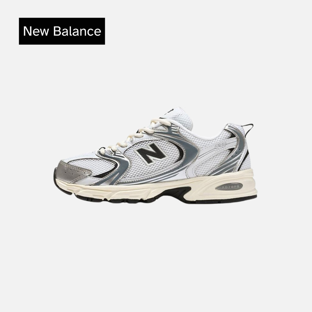New Balance 530 Silver Metallic Black Cement