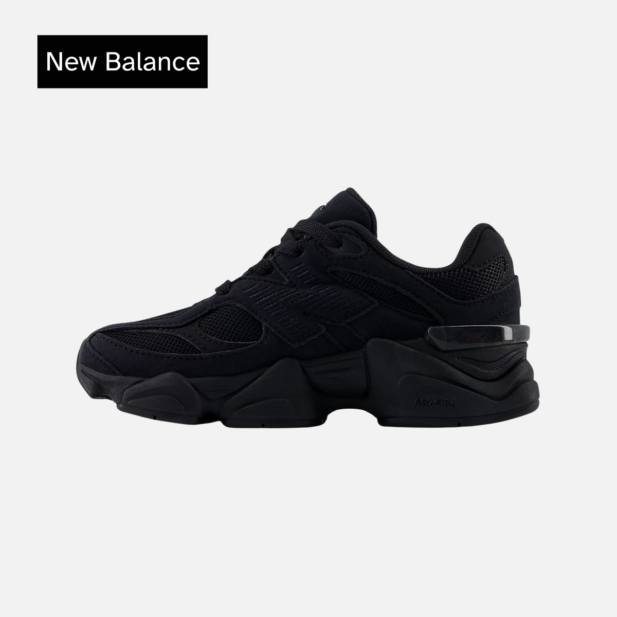 New Balance 9060 Little Kid Black Phantom