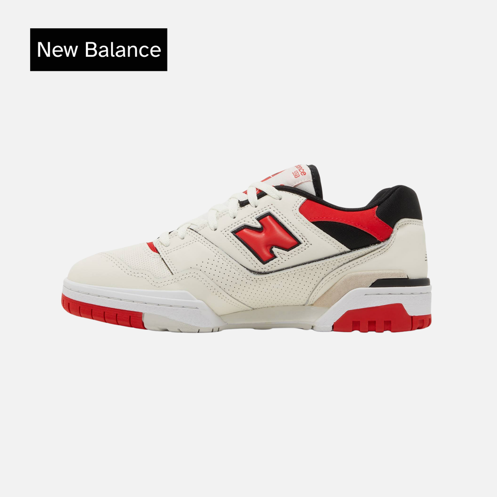 New Balance 550 Sea Salt True Red
