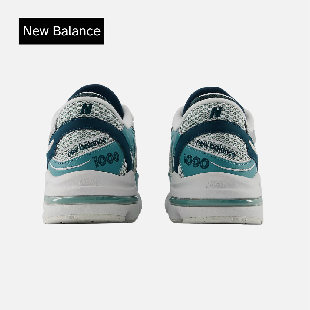 New Balance 1000 Faded Teal White