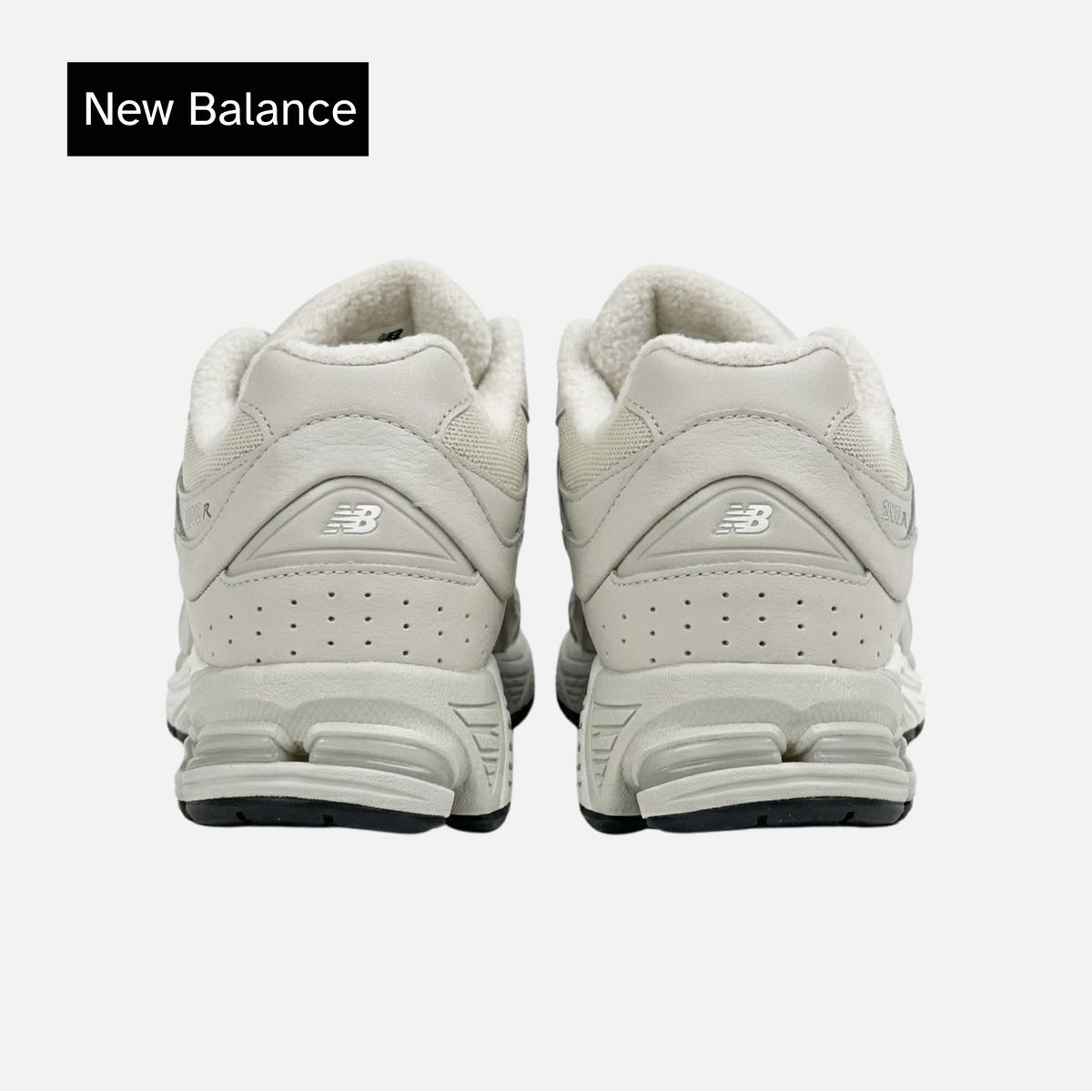 New Balance 2002R Big Kid Beige Fleece Lined