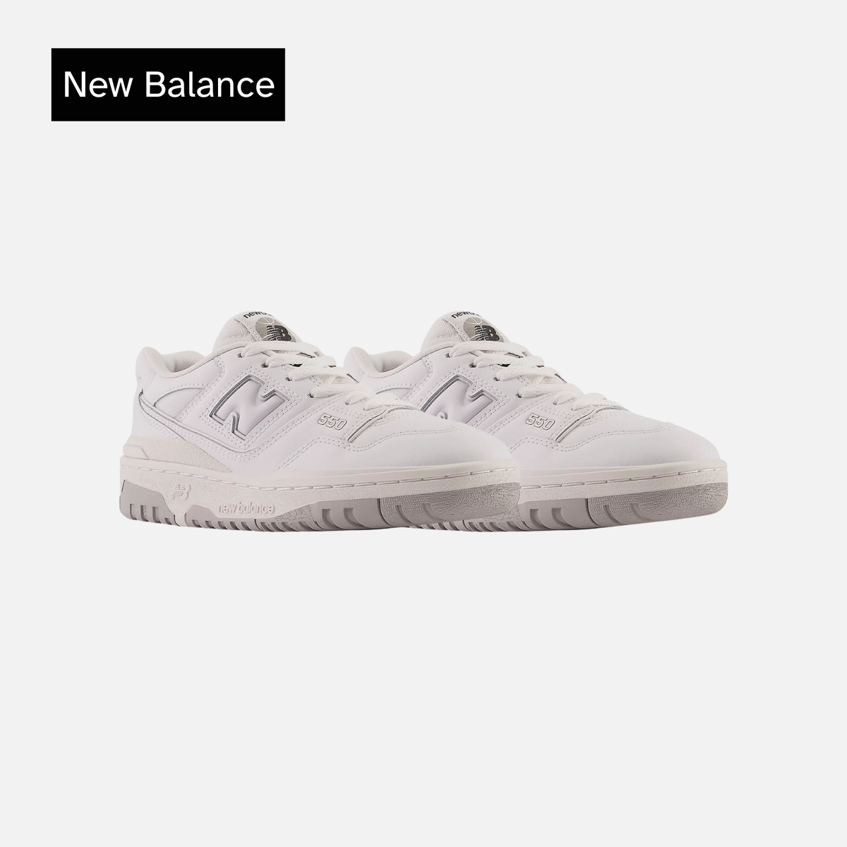 New Balance 550 Big Kid White Grey