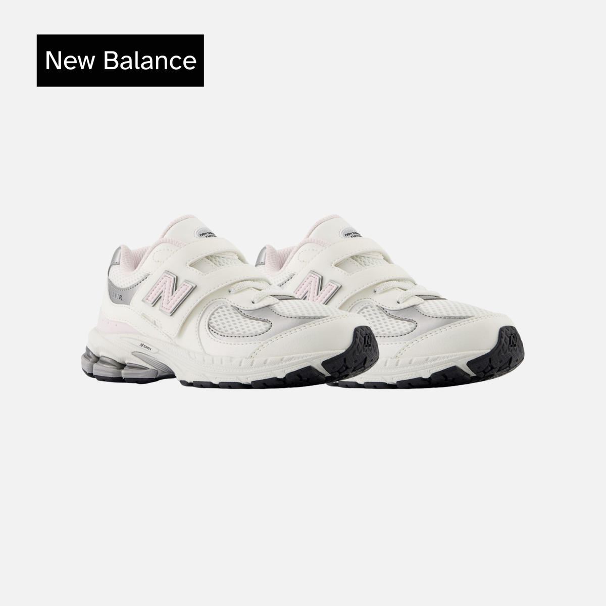 New Balance 2002R Hook & Loop Little Kid Sea Salt Pink Granite