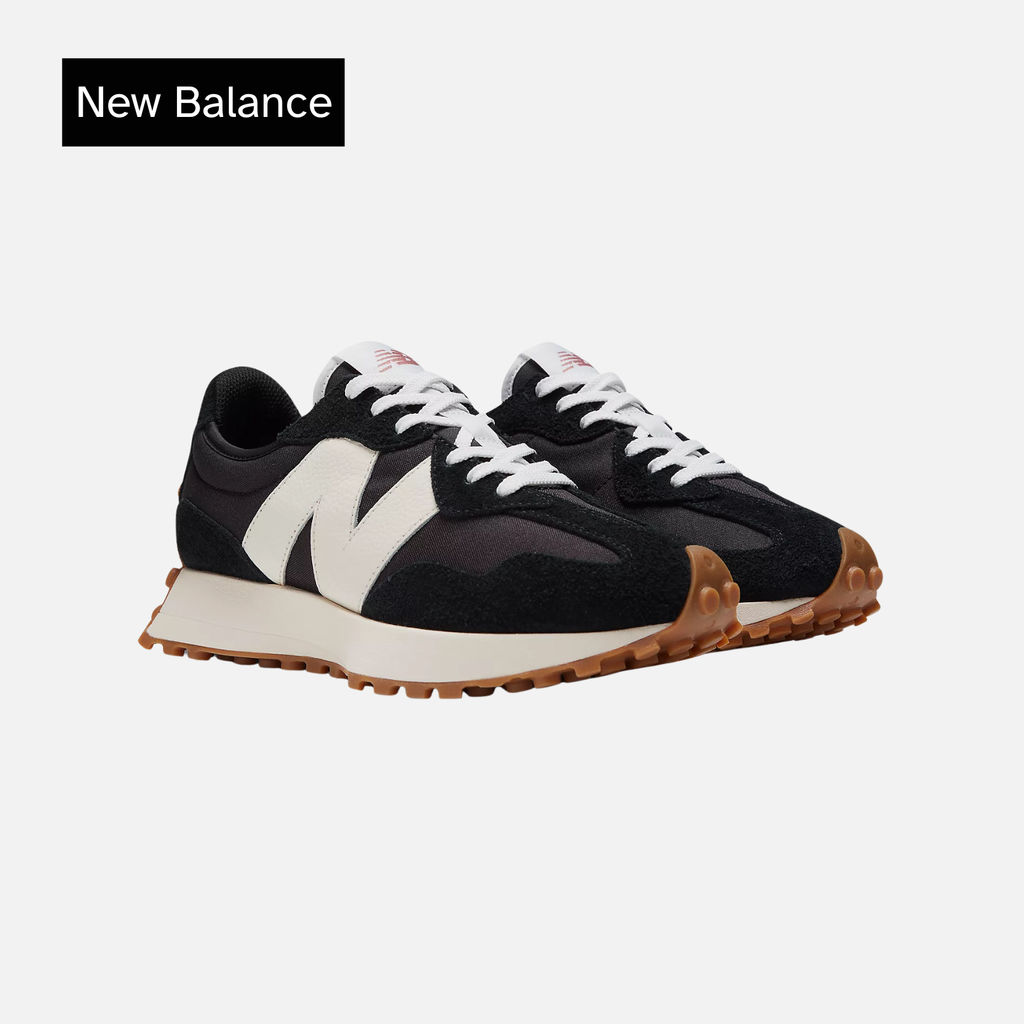 New Balance Wmns 327 Black White Gum