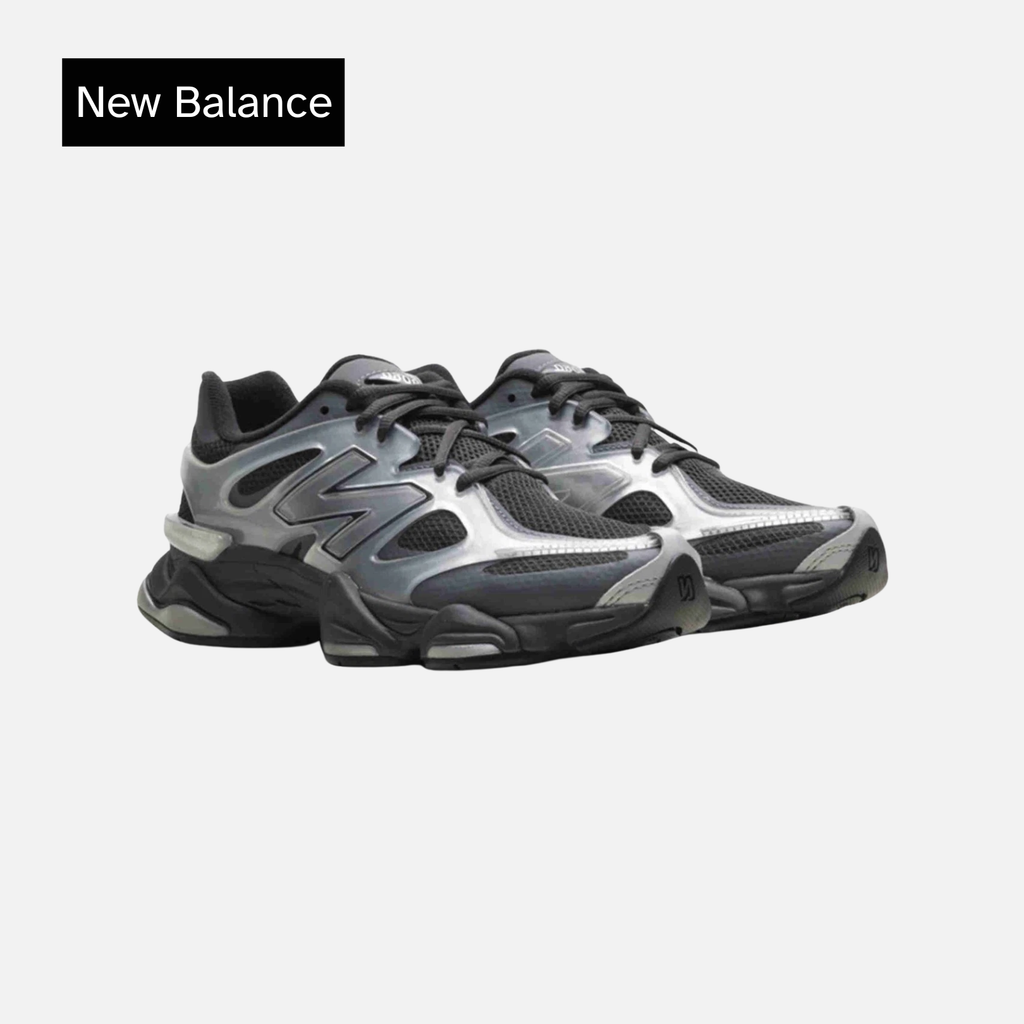 New Balance 9060 X Silver Metallic Black Cement