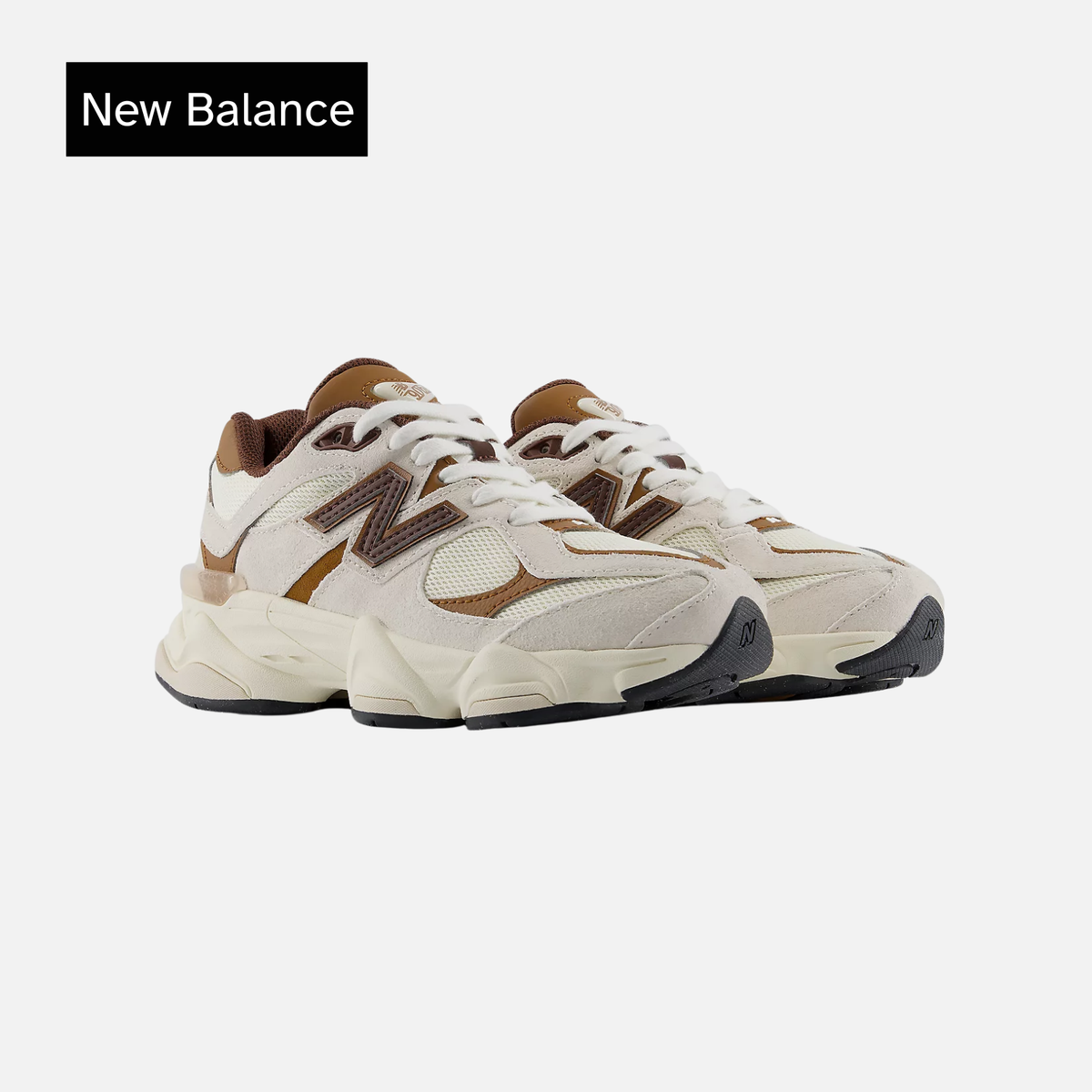 New Balance 9060 Lace Big Kid Breakfast Tea
