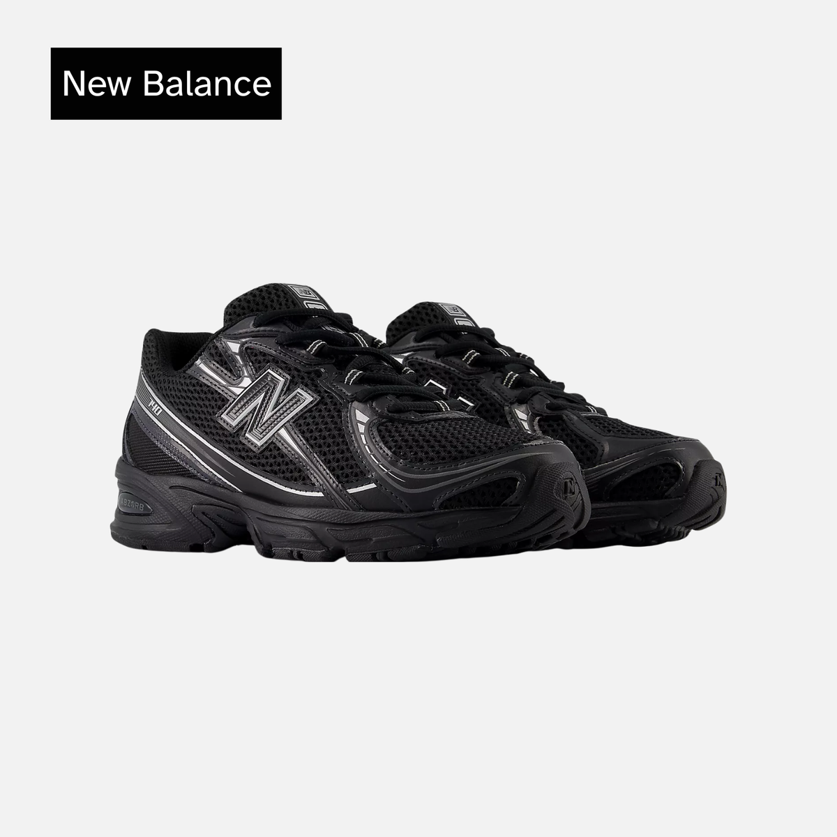 New Balance 740v2 Black Silver Metallic