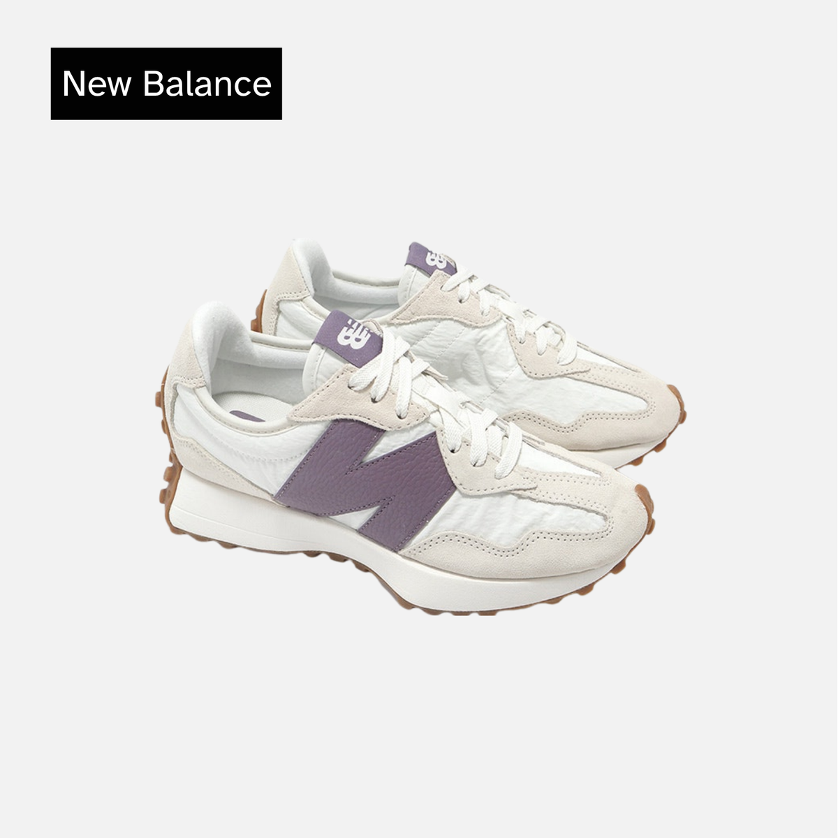 New Balance Wmns 327 Linen Dark Ice Wine