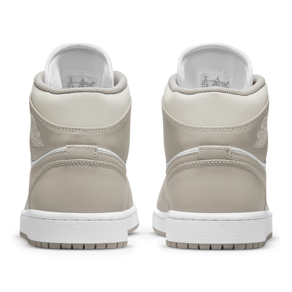 Air Jordan 1 Mid Linen Sneakers - Beige