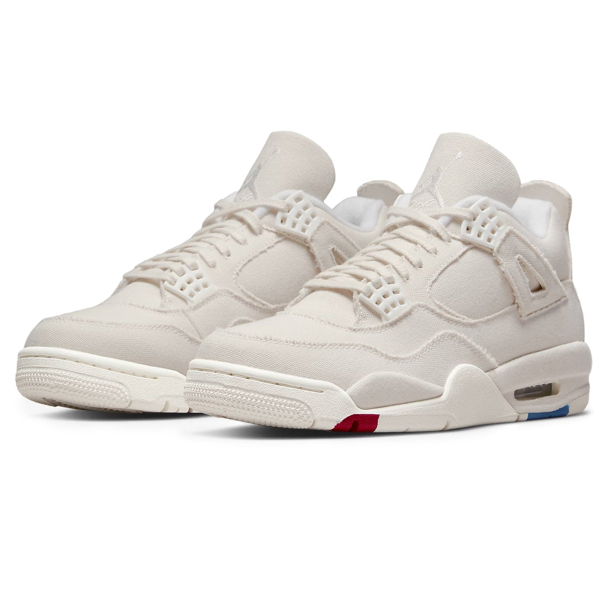 Air Jordan 4 Retro Blank Canvas - Women's Sneakers - Beige